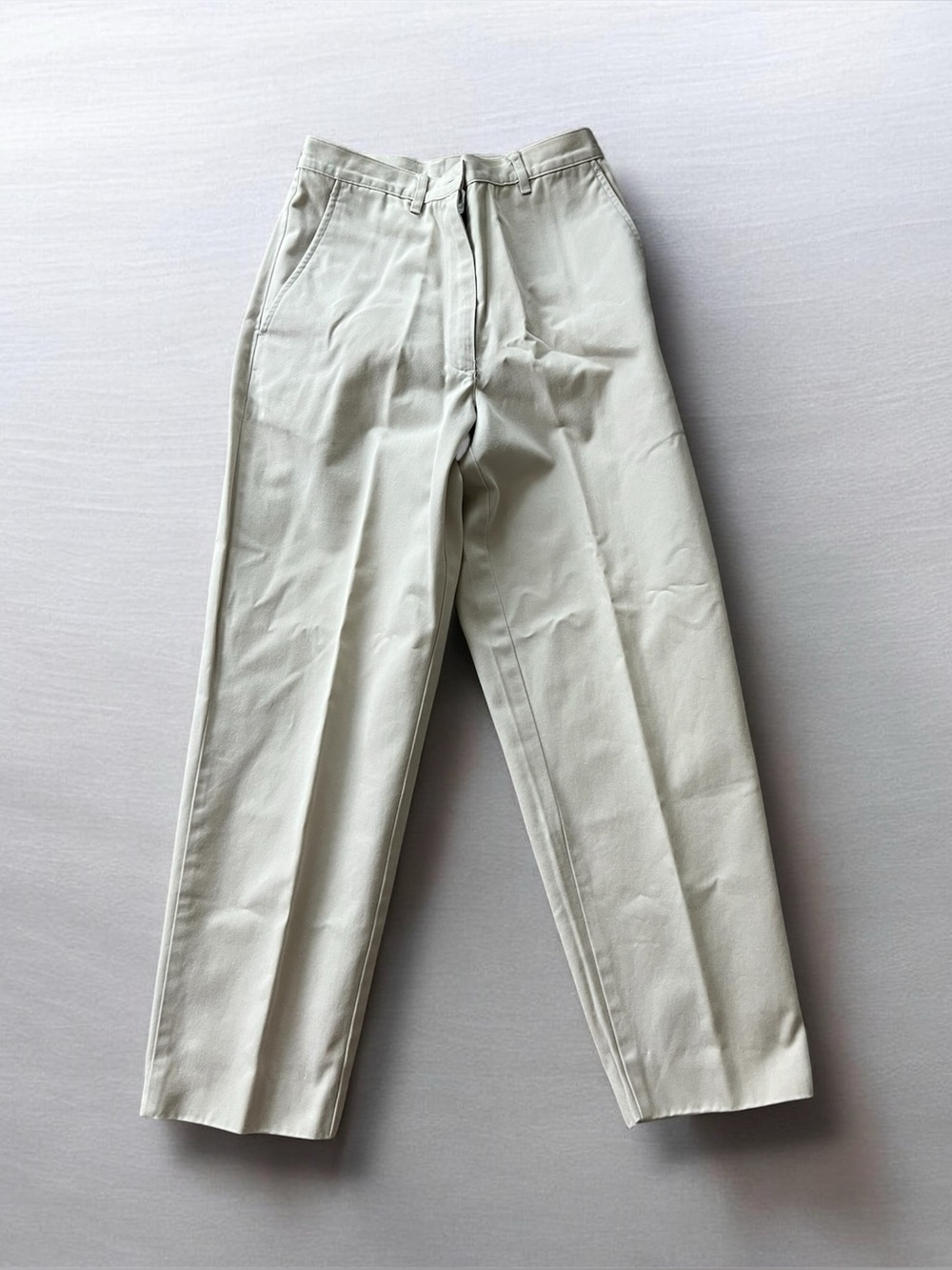 ◻️RALPH LAUREN: Women’s 4 petite, cream colored straight leg pants, preowned◻️